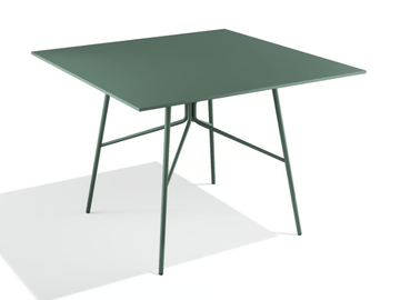 KISSI - Square powder coated steel table by BABEL D - view 2